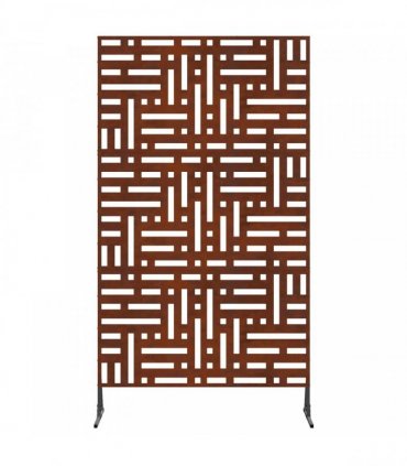 vidaXL Privacy Screen 100 x 50 x 180 cm Weathering Steel Rusty