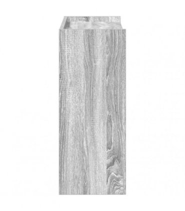 vidaXL Shoe Rack Grey Sonoma 60x25x62 cm Engineered Wood