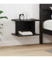 vidaXL Bedside Table Black Oak 40 x 30 x 25 cm Engineered Wood
