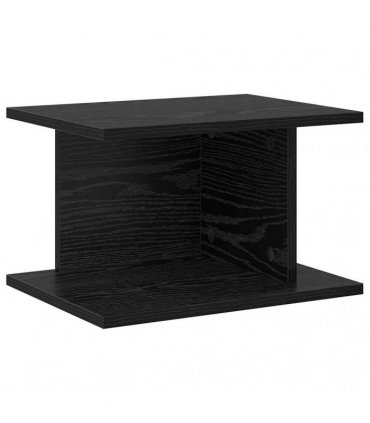 vidaXL Bedside Table Black Oak 40 x 30 x 25 cm Engineered Wood