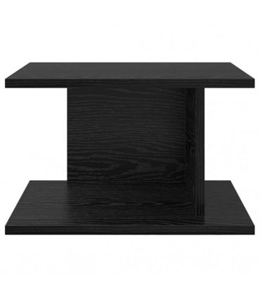 vidaXL Bedside Table Black Oak 40 x 30 x 25 cm Engineered Wood