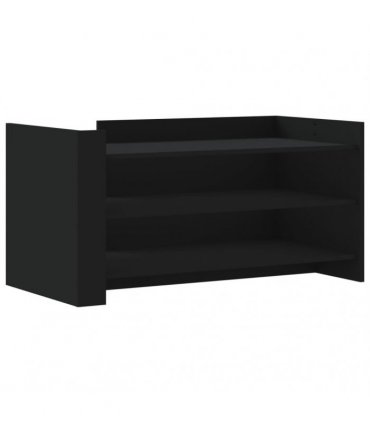 vidaXL Coffee Table Black 100x50x50 cm Engineered Wood