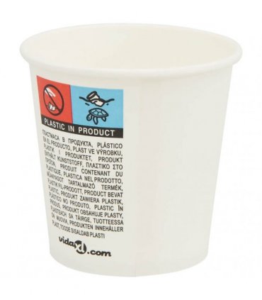 vidaXL Paper Coffee Cups 1000 pcs 4oz 100ml White