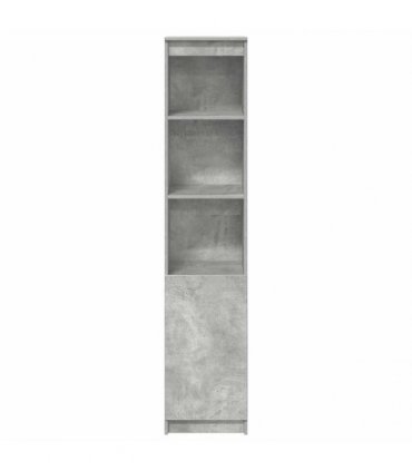 vidaXL Highboard Concrete Grey 37.5x35x180 cm Engineered Wood