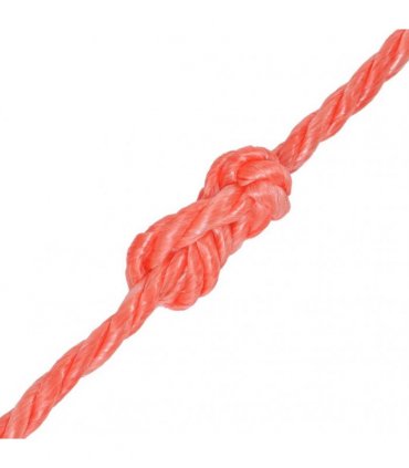 vidaXL Twisted Rope Polypropylene 10 mm 100 m Orange