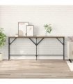 vidaXL Console Table Artisan Oak 180 x 30 x 75 cm Engineered Wood
