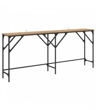 vidaXL Console Table Artisan Oak 180 x 30 x 75 cm Engineered Wood