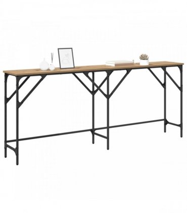 vidaXL Console Table Artisan Oak 180 x 30 x 75 cm Engineered Wood