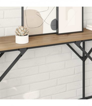 vidaXL Console Table Artisan Oak 180 x 30 x 75 cm Engineered Wood