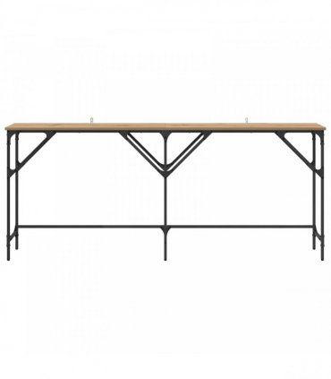 vidaXL Console Table Artisan Oak 180 x 30 x 75 cm Engineered Wood
