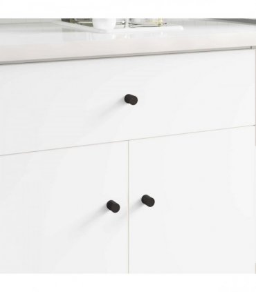vidaXL Cabinet Knobs 968 pcs Black Iron