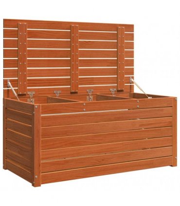 vidaXL Storage Box Wax Brown 101 x 50.5 x 46.5 cm Engineered wood