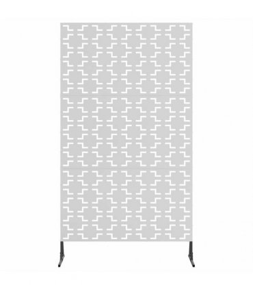 vidaXL Privacy Screen 100 x 50 x 180 cm Galvanised Steel Silver