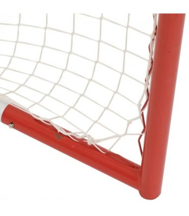 vidaXL Hockey Goal with Net Red&White 153x60x118 cm Steel&Polyester