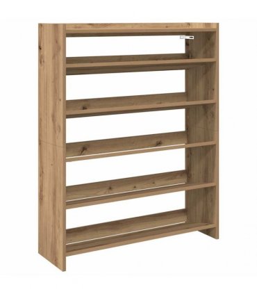 vidaXL Shoe Rack Artisan Oak 80x25x100 cm Engineered Wood