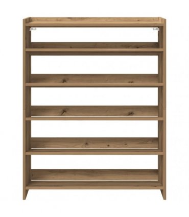 vidaXL Shoe Rack Artisan Oak 80x25x100 cm Engineered Wood
