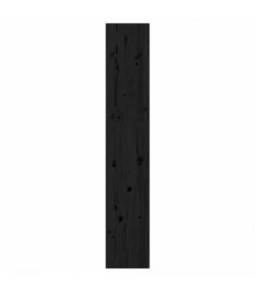 vidaXL Book Cabinet/Room Divider Black 60x30x167.5 cm Solid Wood Pine