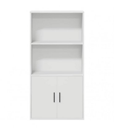 vidaXL Bookcase White 60x24x120 cm Engineered Wood