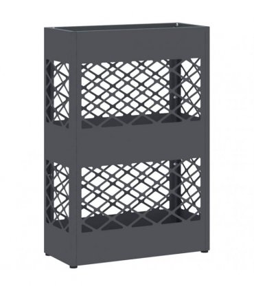 vidaXL Rain Umbrella Stand Anthracite 28 x 12 x 41 cm Steel