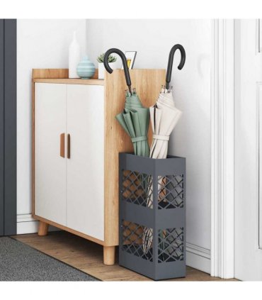 vidaXL Rain Umbrella Stand Anthracite 28 x 12 x 41 cm Steel