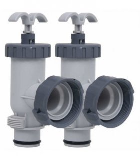 vidaXL Pool Plunger Valves 2 pcs