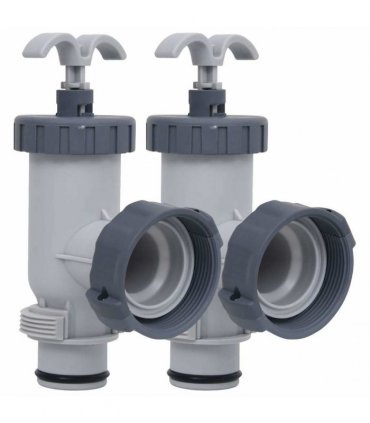vidaXL Pool Plunger Valves 2 pcs