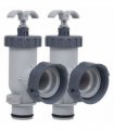 vidaXL Pool Plunger Valves 2 pcs