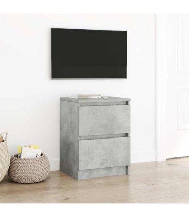 vidaXL TV Cabinet Concrete Grey 40x35x54 cm Engineered Wood