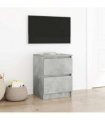 vidaXL TV Cabinet Concrete Grey 40x35x54 cm Engineered Wood