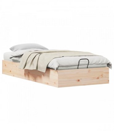 vidaXL Ottoman Bed Frame with Storage Natural 70 x 190 cm