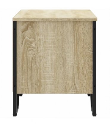 vidaXL Shoe Cabinet Sonoma Oak 90x38x45.5 cm Engineered Wood
