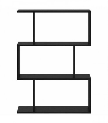 vidaXL Book Cabinet Black Oak 70 x 24 x 97 cm Engineered Wood