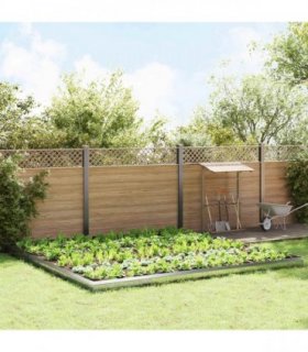 vidaXL Snail Fences 20 pcs Silver Galvanised Steel