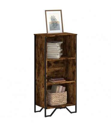 vidaXL Bookcase Smoked Oak 50x31x106 cm Engineered Wood