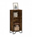 vidaXL Bookcase Smoked Oak 50x31x106 cm Engineered Wood