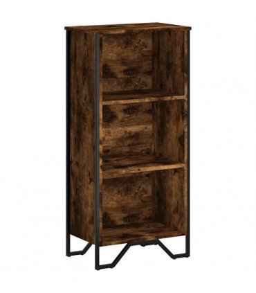 vidaXL Bookcase Smoked Oak 50x31x106 cm Engineered Wood
