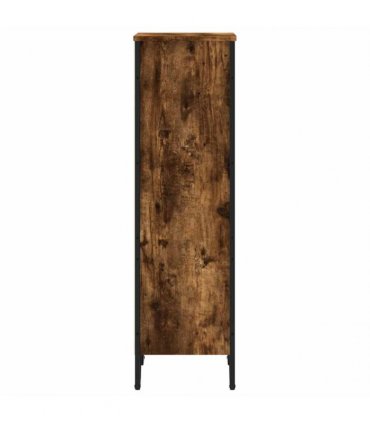 vidaXL Bookcase Smoked Oak 50x31x106 cm Engineered Wood