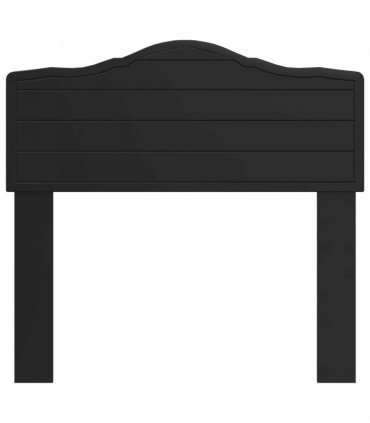 vidaXL Headboard Black Oak Engineered wood