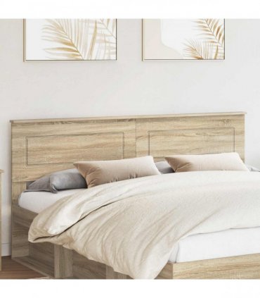 vidaXL Headboard Sonoma Oak Engineered wood