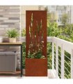 vidaXL Garden Privacy Screen Rusty 50 x 150 cm Weathering steel