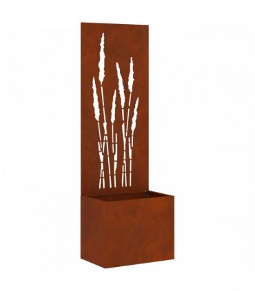 vidaXL Garden Privacy Screen Rusty 50 x 150 cm Weathering steel