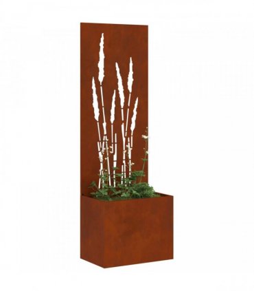 vidaXL Garden Privacy Screen Rusty 50 x 150 cm Weathering steel