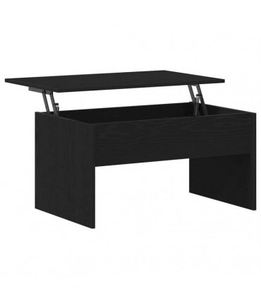 vidaXL Coffee Table Black Oak 80 x 50.5 x 41.5 cm Engineered Wood