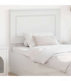 vidaXL Headboard White 100 cm Engineered Wood