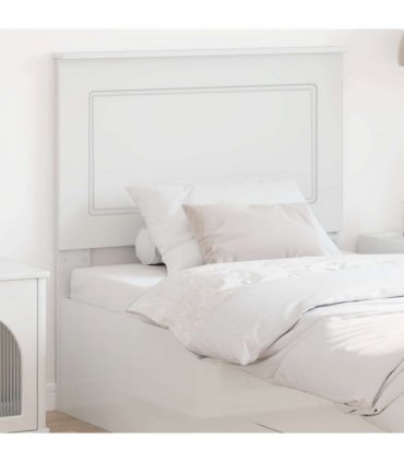 vidaXL Headboard White 100 cm Engineered Wood
