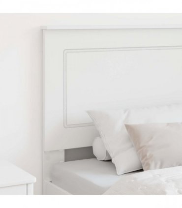 vidaXL Headboard White 100 cm Engineered Wood