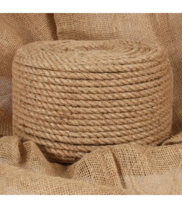 vidaXL Rope 100% Jute 12 mm 100 m