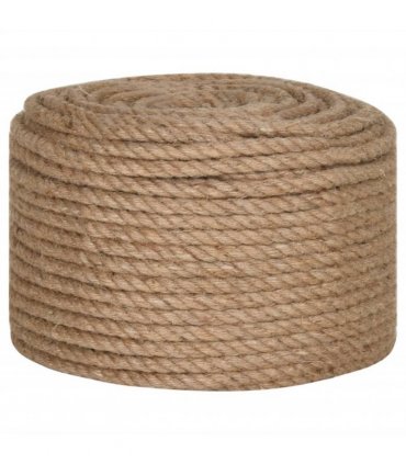 vidaXL Rope 100% Jute 12 mm 100 m