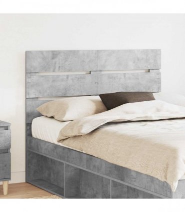 vidaXL Headboard Concrete Grey Engineered Wood