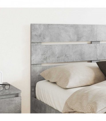 vidaXL Headboard Concrete Grey Engineered Wood
